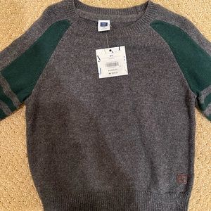 NWT Janie and Jack boys long sleeve grey sweater